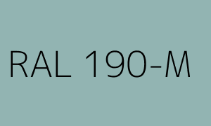 Färg RAL 190-M