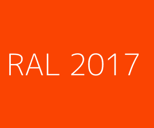 Färg RAL 2017 RAL ORANGE