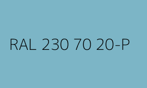 Färg RAL 230 70 20-P