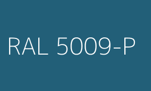Färg RAL 5009-P
