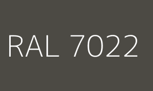 Färg RAL 7022