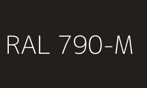 Färg RAL 790-M