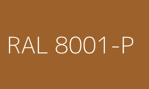 Färg RAL 8001-P