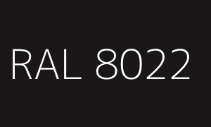 Färg RAL 8022