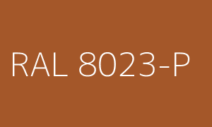 Färg RAL 8023-P