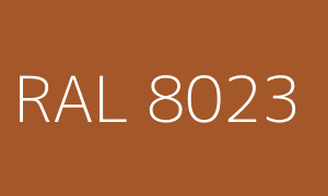 Färg RAL 8023