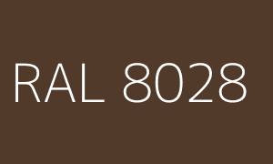 Färg RAL 8028