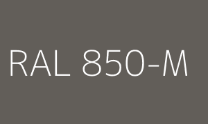Färg RAL 850-M